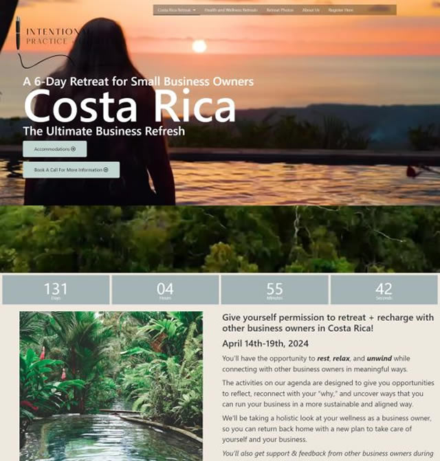 health-wellness-retreats-website-design-maryland