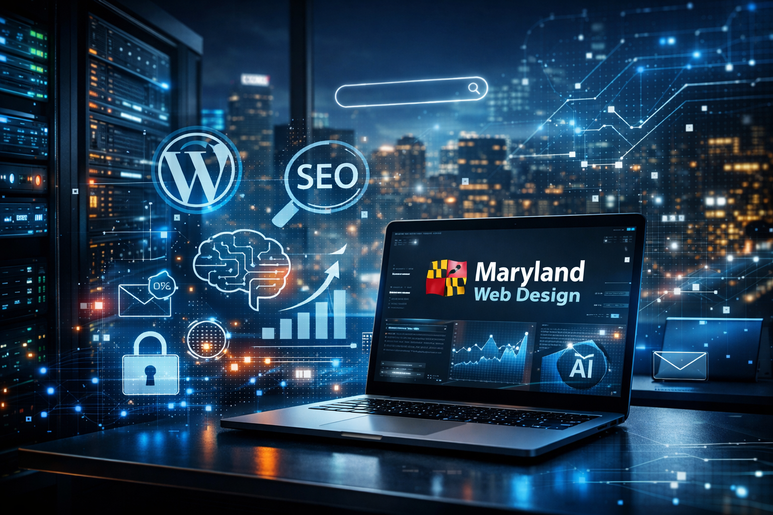 Maryland Web Design managed WordPress hosting and website maintenance in Maryland
