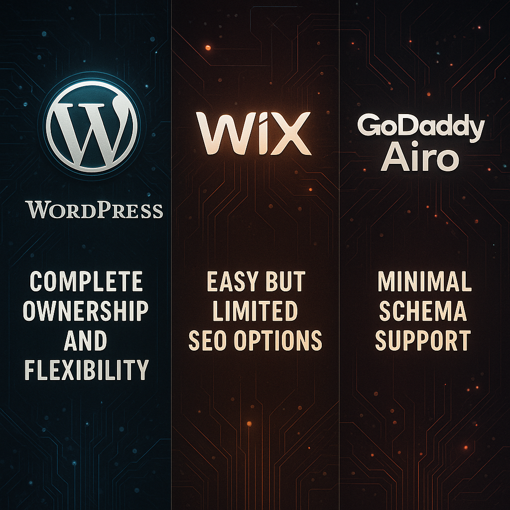 wodpress-wix-godaddy-airo-what-to-choose